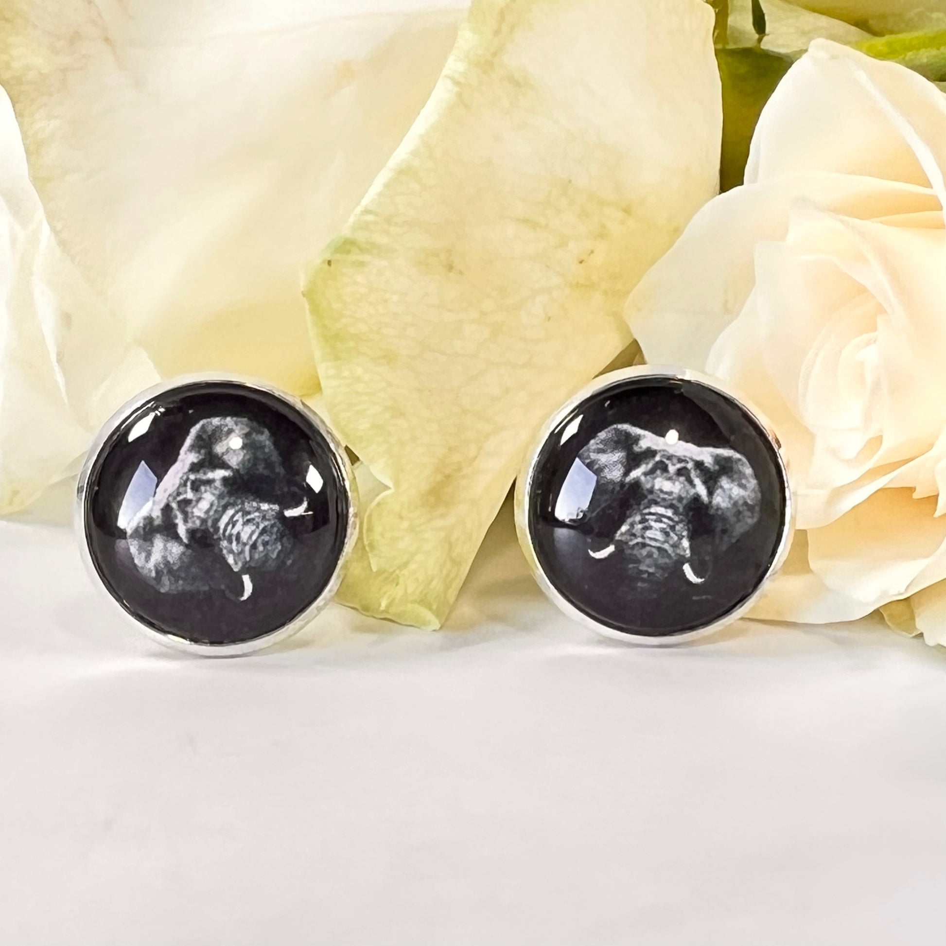 Ivory 14th Anniversary Cufflinks Handmade-Cufflinks-Handmadeanniversary-Handmade Anniversary