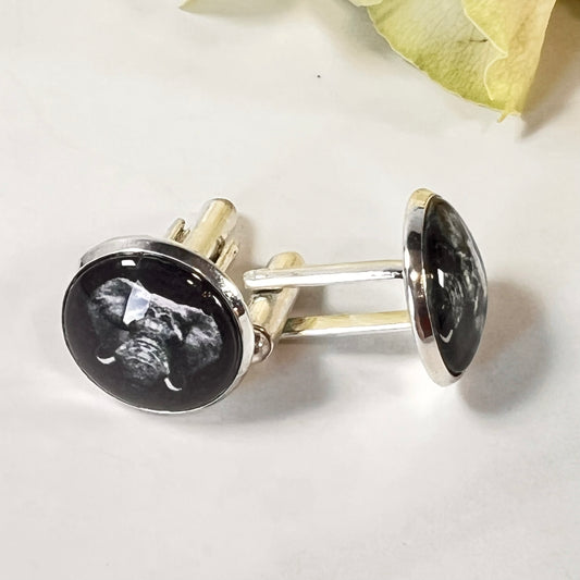 Ivory 14th Anniversary Cufflinks Handmade-Cufflinks-Handmadeanniversary-Handmade Anniversary