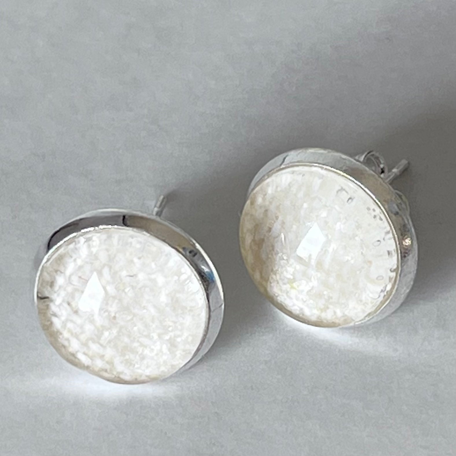 Linen 8th Anniversary Earrings Handmade-Earrings-Handmadeanniversary-Handmade Anniversary