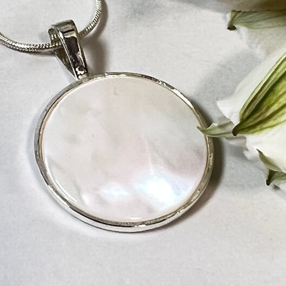 Pearl 30th Anniversary Pendant & Earrings Jewellery Set Handmade-Pendant & Earrings-Handmadeanniversary-Handmade Anniversary