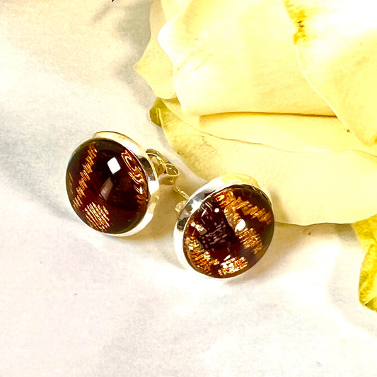 Silk 12th Anniversary Earrings Handmade-Earrings-Handmadeanniversary-Handmade Anniversary