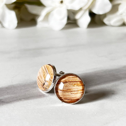 Wood 5th Anniversary Cufflinks Handmade-Cufflinks-Handmadeanniversary-Handmade Anniversary