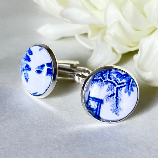 Willow 9th Anniversary Cufflinks Handmade